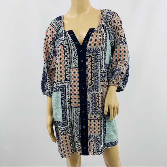 Signature Studio Dresses & Skirts - Signature Studio Floral Mini Tunic Dress